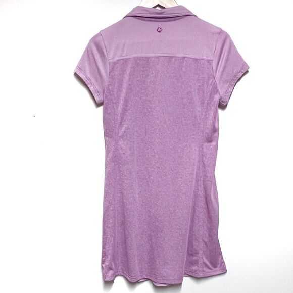PrAna Kinley Performance Polo Dress Vivid Viola Golf Tennis Activewear Women’s S - Picture 3 of 6